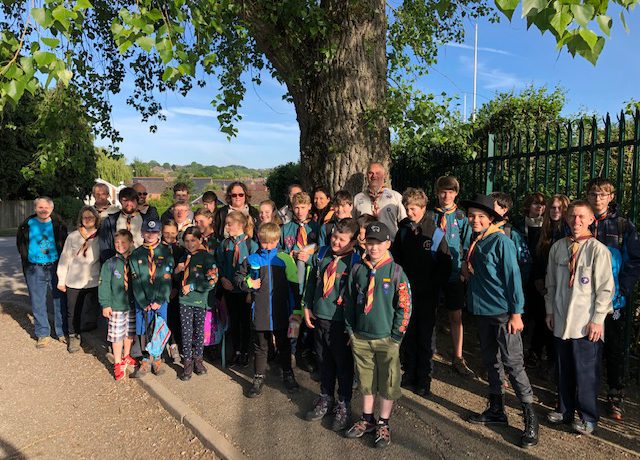 1st Alton Manor Cubs and Scouts following the footsteps of Baden-Powell